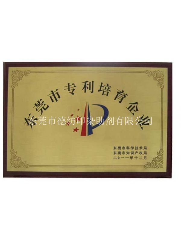 Dongguan patent cultivating enterprise